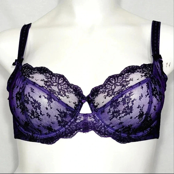 42D Paramour Captivate Unpadded 3 Part Cup UW Bra - Picture 1 of 7